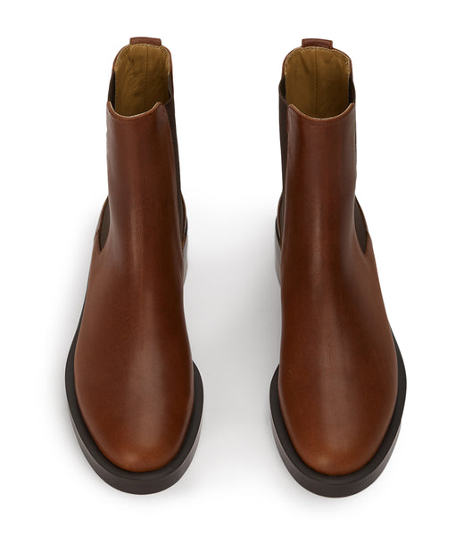 Brown Tony Bianco Tango Cognac 4cm Ankle Boots | QZAUV35631