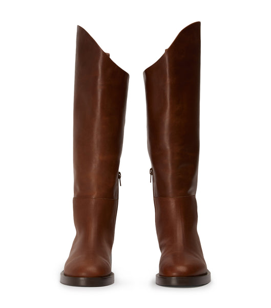 Brown Tony Bianco Tyler Cognac 4cm Knee High Boots | QZAWA44058