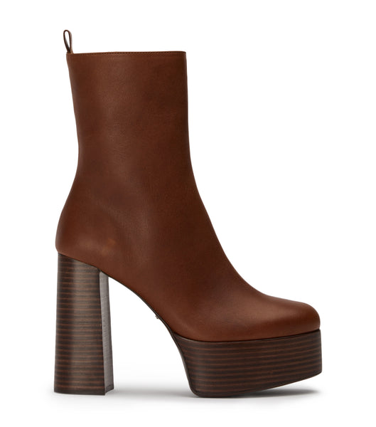 Brown Tony Bianco Tyra Cognac 12cm Heeled Boots | ZANZX75540