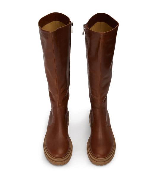 Brown Tony Bianco Wanda Cognac 4.5cm Knee High Boots | MZAFT29573