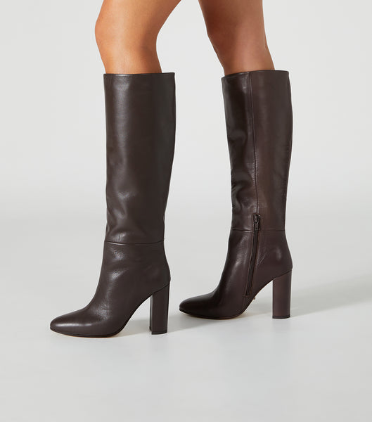 Chocolate Tony Bianco Boss Choc Como 9.5cm Heeled Boots | UZAND20998