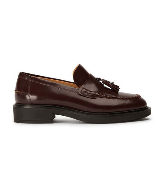 Chocolate Tony Bianco Colt Vino Hi Shine 4.5cm Loafers | LZASX71107