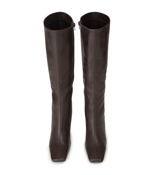 Chocolate Tony Bianco Fantasy Chocolate Nappa 8cm Stiletto Boots | BZASO21061