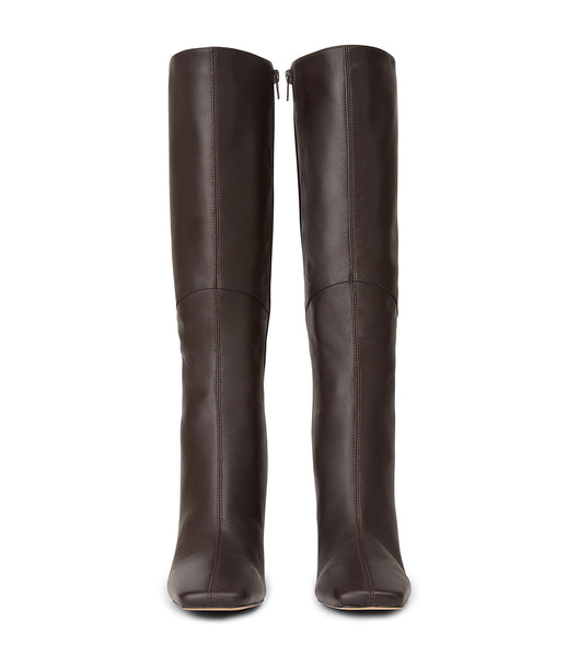 Chocolate Tony Bianco Fantasy Chocolate Nappa 8cm Stiletto Boots | BZASO21061