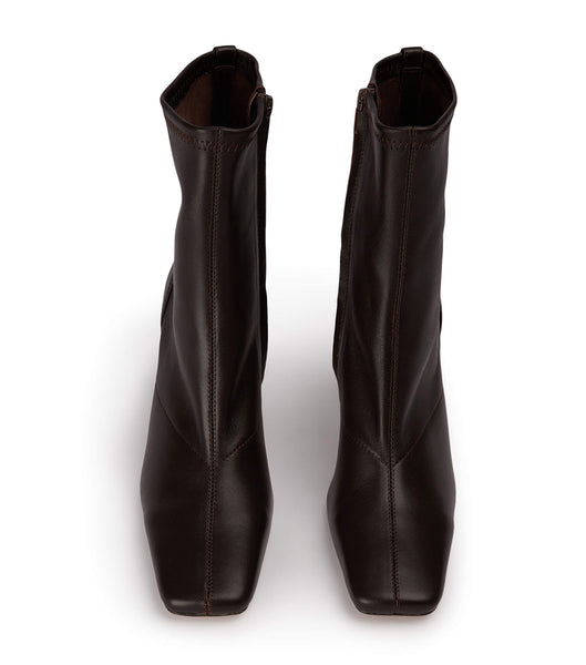 Chocolate Tony Bianco Fomo Chocolate Nappa 8cm Heeled Boots | MZAHR60752