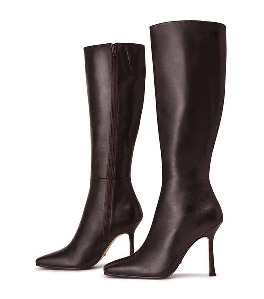 Chocolate Tony Bianco Havana Chocolate Nappa 10.5cm Heeled Boots | AZADF79496