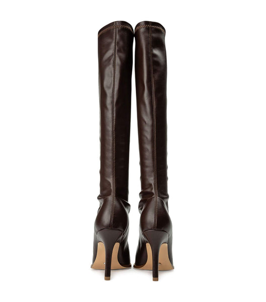 Chocolate Tony Bianco Knight Choc Venezia 9.5cm Heeled Boots | SZANY39556