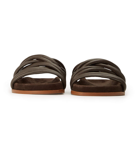 Chocolate Tony Bianco Loki Chocolate Nappa Sandals | AZADF41663