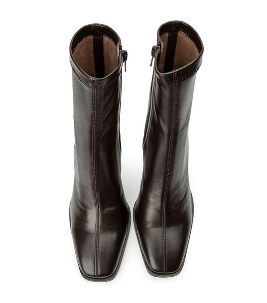 Chocolate Tony Bianco Rover Chocolate Nappa 8.5cm Heeled Boots | QZAUV43155