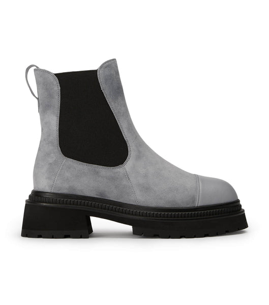 Grey Tony Bianco Hurricane Steel Grey Suede 5.5cm Ankle Boots | AZAWC76436