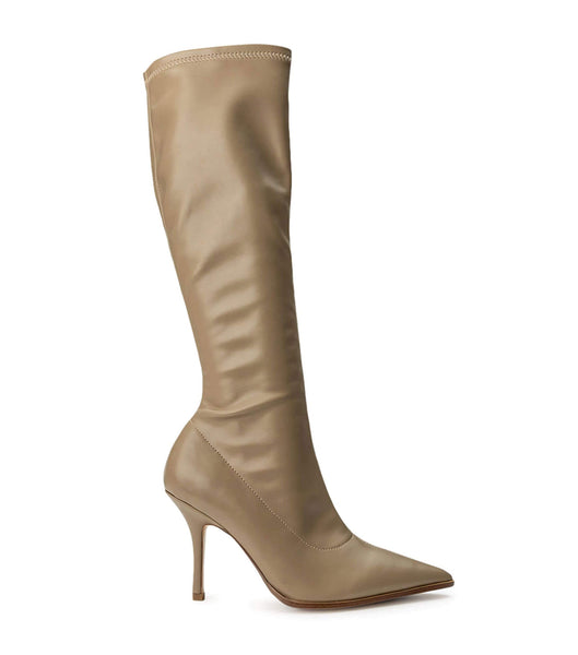 Grey Tony Bianco Knight Piazza Venezia 9.5cm Stiletto Boots | ZAEGJ43486