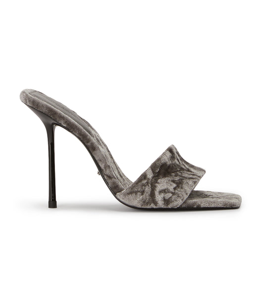 Grey Tony Bianco Natalie Smoke Crush 10.5cm Stiletto Heels | EZAHC21393