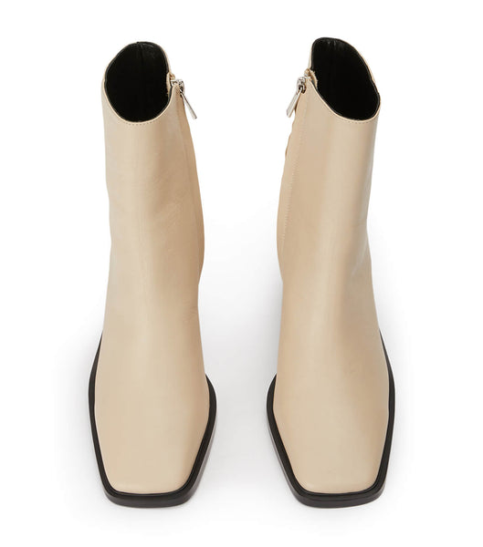 Light Yellow Tony Bianco Dream Vanilla Venice 7.5cm Ankle Boots | AZAWC57880