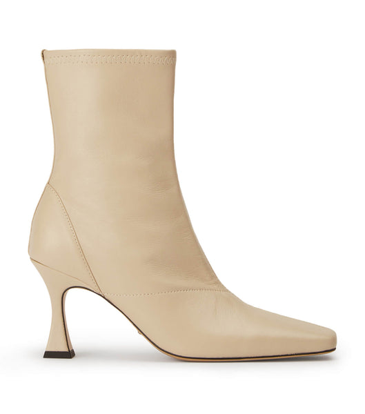 Light Yellow Tony Bianco Fomo Vanilla Nappa 8cm Heeled Boots | ZAICD91853