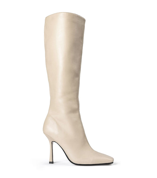 Light Yellow Tony Bianco Havana Vanilla Nappa 10.5cm Heeled Boots | GZAEC73874