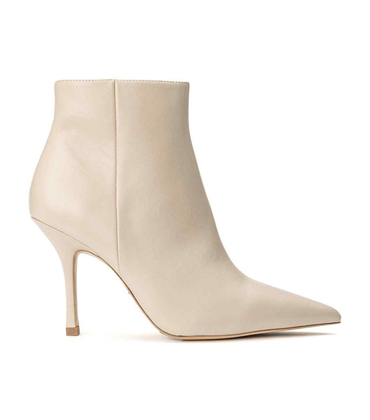 Light Yellow Tony Bianco Keanu Vanilla Nappa 9.5cm Heeled Boots | ZADYB39433