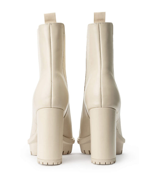 Light Yellow Tony Bianco Sammy Vanilla Capretto 10cm Heeled Boots | SZANY40548