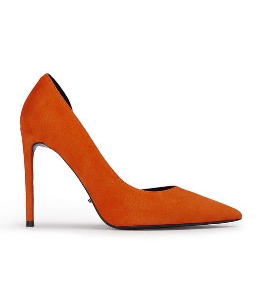 Orange Tony Bianco Alyx Aperol Suede 10.5cm Event Heels | FZAHY71797