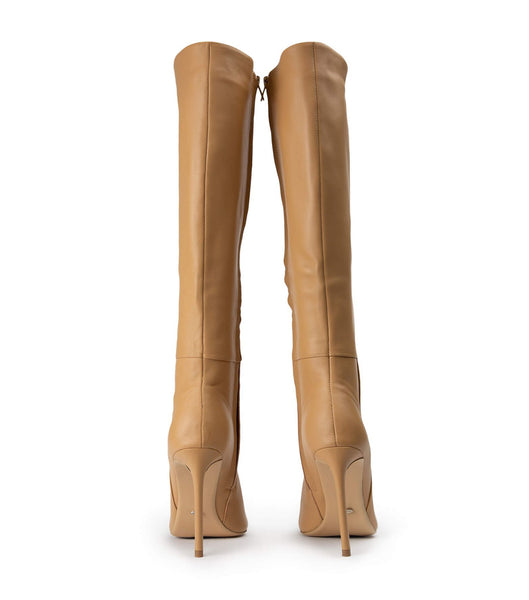 Orange Tony Bianco Apollo Honey Nappa 10.5cm Knee High Boots | AZADF47916