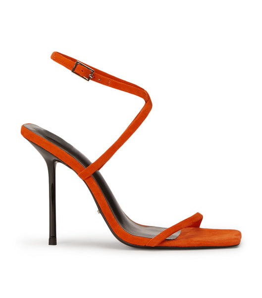 Orange Tony Bianco Naxos Aperol Suede 10.5cm Event Heels | AZADF72103