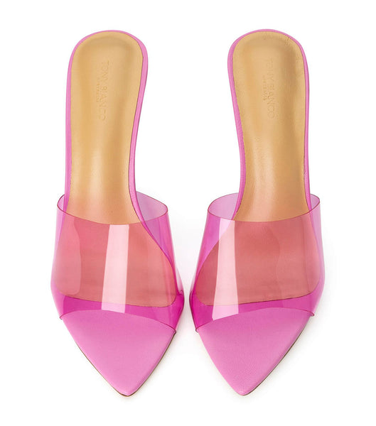 Pink / Pink Tony Bianco Mylo Pink Vinylite/Pink 10.5cm Event Heels | ZACVG31074