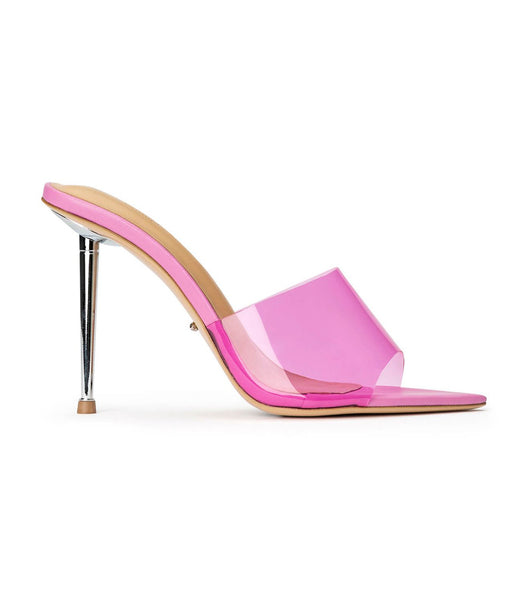 Pink / Pink Tony Bianco Mylo Pink Vinylite/Pink 10.5cm Stiletto Heels | ZAJZR58573