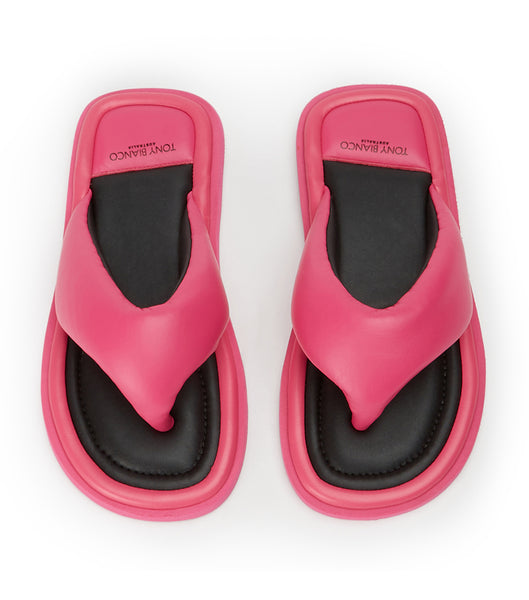 Pink Tony Bianco Nikki Acid Pink Sandals | SZAVO98899