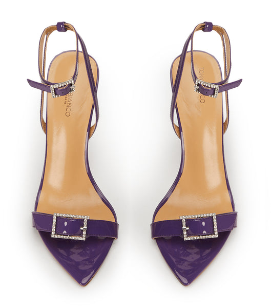 Purple Tony Bianco Mopsy Orchid Patent 10.5cm Event Heels | QZAWA67196