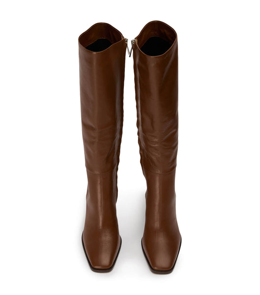 Red Tony Bianco Rylee Rust Venice 8.5cm Mid Calf Boots | ZAIIZ63650