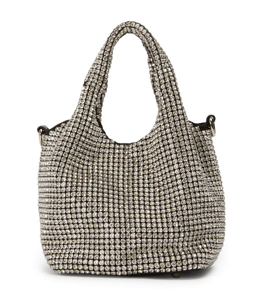 Silver Tony Bianco Angie Clear Crystal Mini Handbags Accessories | ZAEAH19528