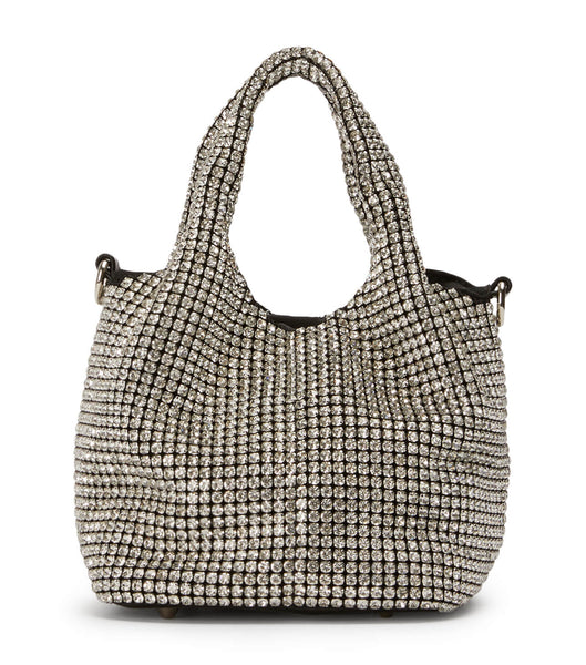 Silver Tony Bianco Angie Clear Crystal Mini Handbags Accessories | ZAEAH19528