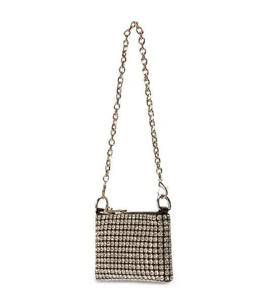 Silver Tony Bianco Arabelle Clear Crystal Mini Handbags Accessories | ZAQAV24991