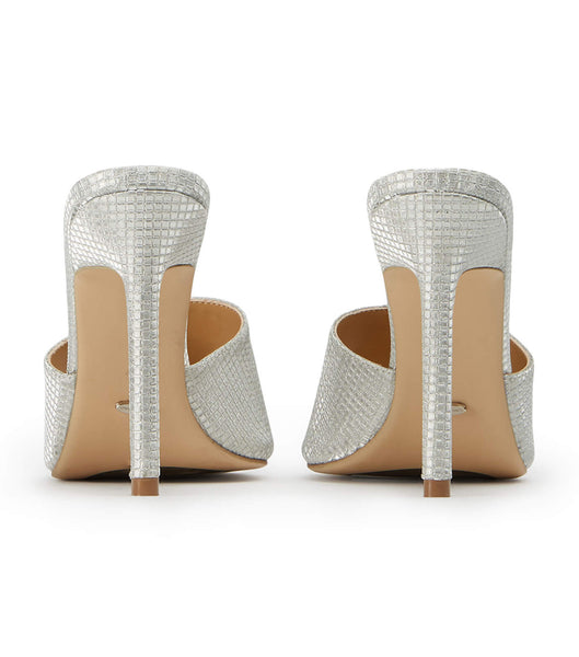 Silver Tony Bianco Marley Silver Aura 10.5cm Event Heels | YZAVQ89999