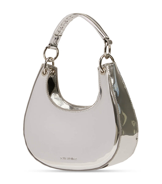 Silver Tony Bianco Talia Silver Shine Mini Handbags Accessories | SZANY23441