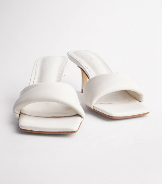 White Tony Bianco Alexa Dove Nappa 6.5cm Low Heels | UZAND96704