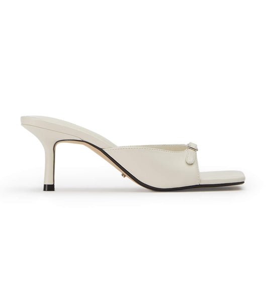 White Tony Bianco Asar Dove Nappa 6.5cm Low Heels | DZAVO38502