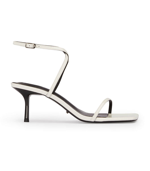 White Tony Bianco Axent White Patent 6.5cm Strappy Heels | GZAUC98237