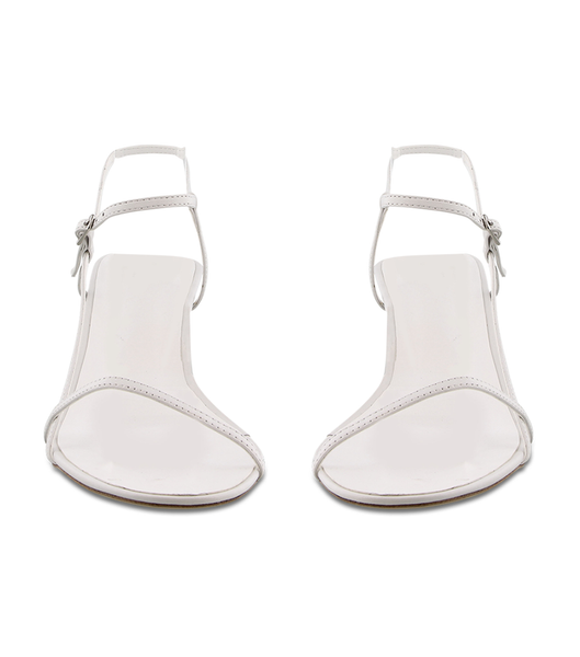 White Tony Bianco Caprice White Kid 7cm Stiletto Heels | DZAVO63878