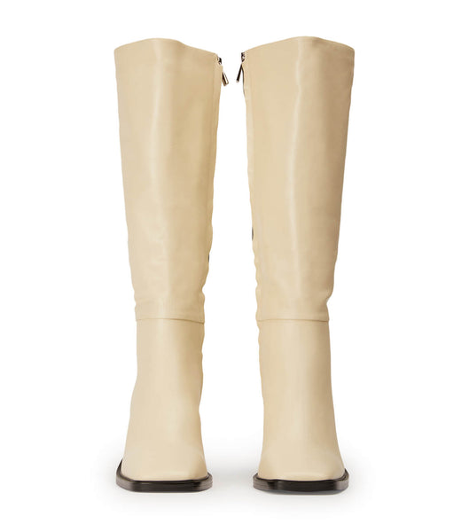 White Tony Bianco Darby Ecru Venice 7.5cm Mid Calf Boots | BZASD95698