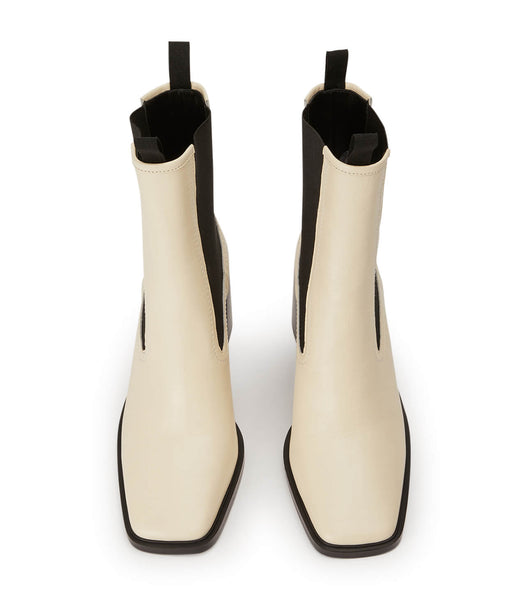 White Tony Bianco Diego Ecru Venice 7.5cm Ankle Boots | ZAXBR19682