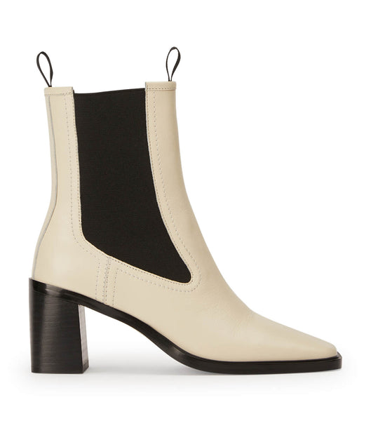 White Tony Bianco Diego Ecru Venice 7.5cm Ankle Boots | ZAXBR19682