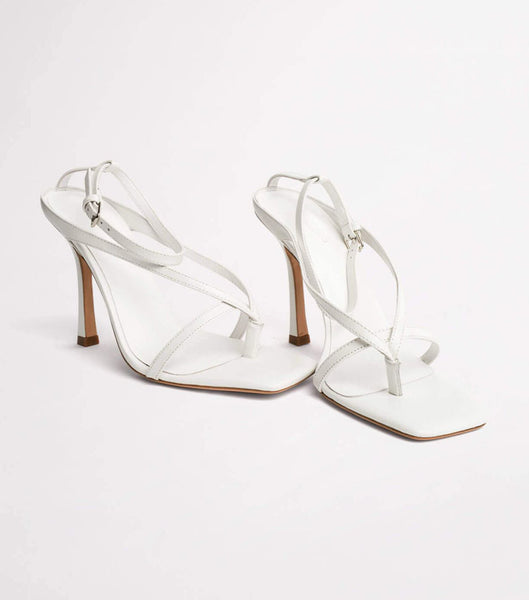 White Tony Bianco Faythe White Kid 10.5cm Event Heels | FZAHY26574