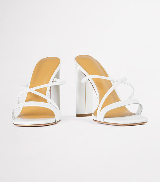 White Tony Bianco Fior White Kid 11cm Event Heels | ZAZPD23246