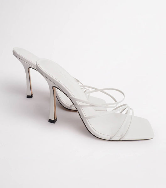 White Tony Bianco Foxie White Kid 10.5cm Bridal Heels | ZADFL47899