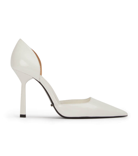 White Tony Bianco Gala White Hi Shine 10cm Court Shoes | XZABH28289