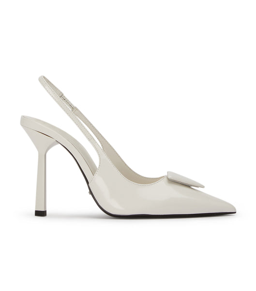 White Tony Bianco Ginger White Hi Shine 10cm Event Heels | FZAUI59815