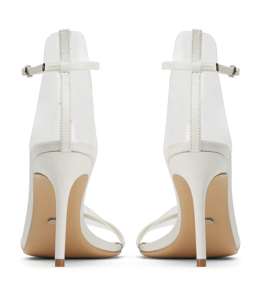 White Tony Bianco Houston Milk Capretto 8.5cm Stiletto Heels | QZAUV41331