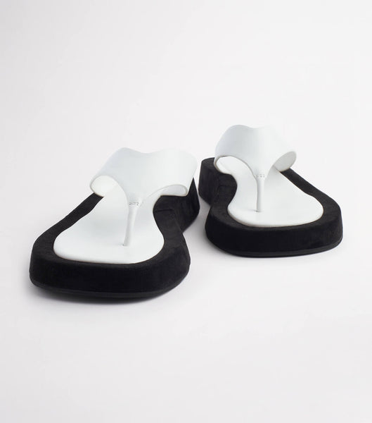 White Tony Bianco Ives Milk Capretto 3.5cm Footbeds | YZAVQ93023