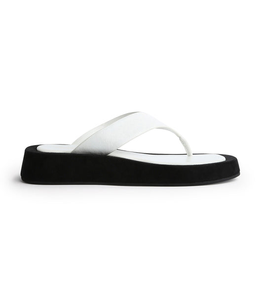 White Tony Bianco Ives Milk Capretto 3.5cm Footbeds | YZAVQ93023