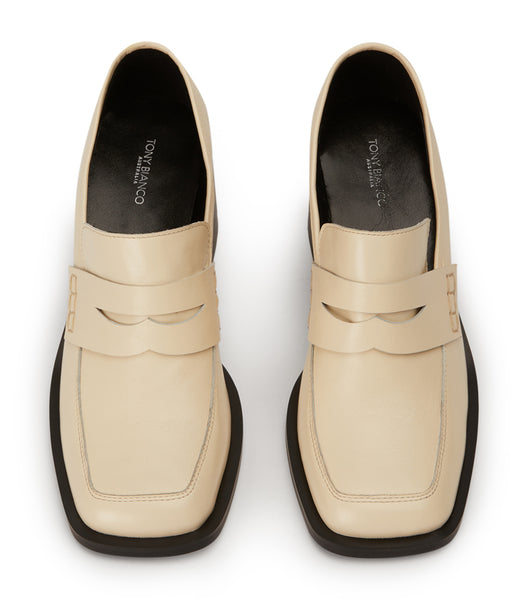 White Tony Bianco Lomax Ecru Venice 6.5cm Loafers | ZAZPD27953